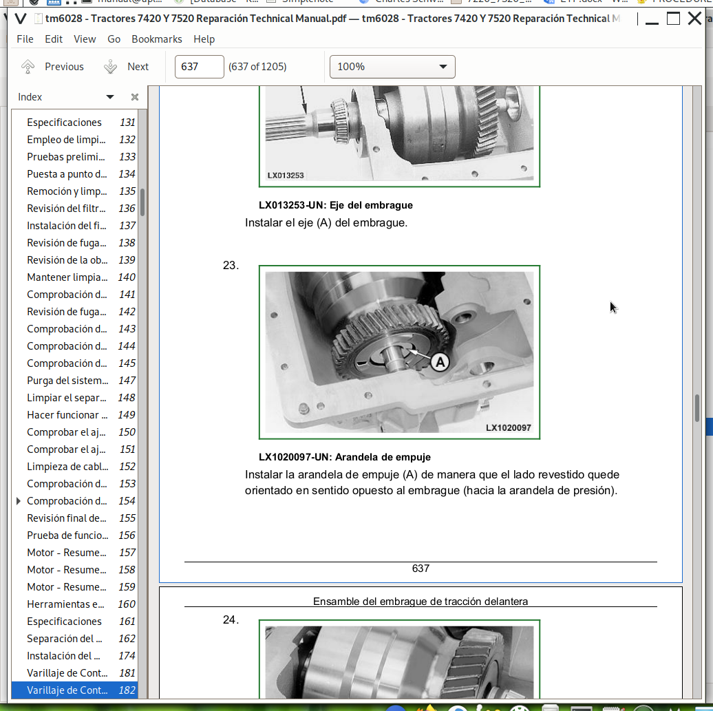 John Deere Tractores 7420 Y 7520 Repair Service Manual (TM6028) | A++ ...